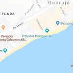 Apartamento Dulce Pitangueiras Guarujá com varanda